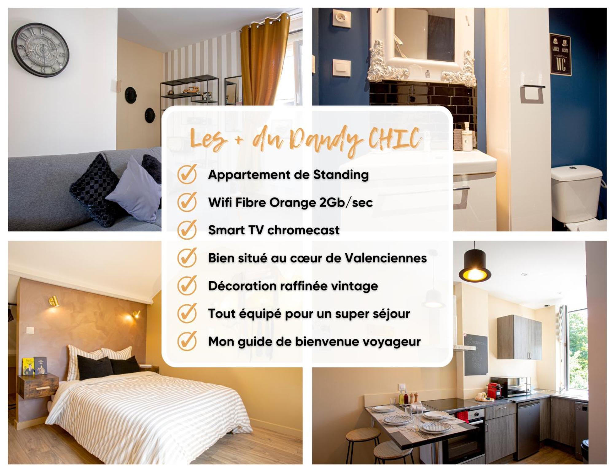 Ideal Pro & Couple - 2 Logements Theme Boho Chic Rdc & Dandy 1Er Etage - Quartier Calme - Jardin - Wifi Hd - Smart Tv - Parking Gratuit - Proche Centre & Transports - Ask Home Valenciennes Eksteriør billede